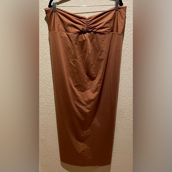 NWT Skims Swim Cover Up Sarong Skirt Almond Size 4X - Picture 5 of 7